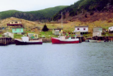 503: Red Island harbour. The "Jamie &amp;amp; Jason" and the "Jennifer Elizabeth". (circa 2000) [courtesy of Madonna (Bishop) Mulrooney]